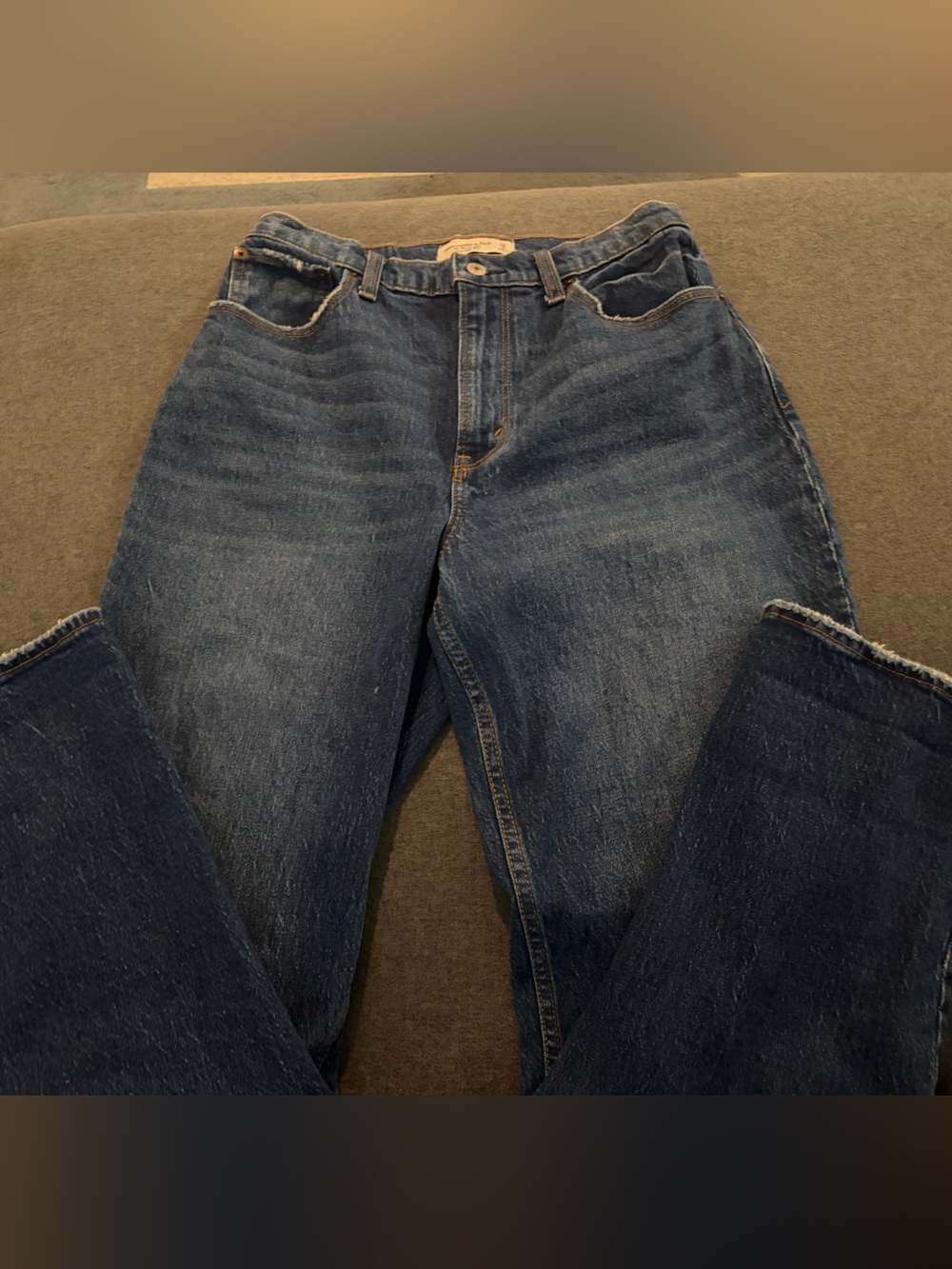 Abercrombie and Fitch 90’s Straight Ultra High Rise Curve Love Jeans
